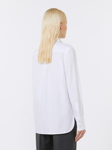 Camicia in popeline con cristalli - MAX MARA STUDIO