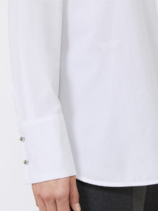 Camicia in popeline con cristalli - MAX MARA STUDIO