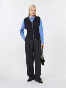 Camicia in popeline con cristalli - MAX MARA STUDIO