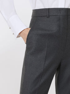 Blazer regular fit in flanella e Pantalone in flanella stretch - MAX MARA STUDIO