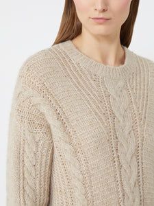 Maglia boxy in mista alpaca - MAX MARA STUDIO