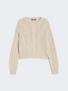 Maglia boxy in mista alpaca - MAX MARA STUDIO