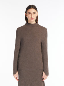 Maglia in lana con collo a cratere - Max Mara Leisure