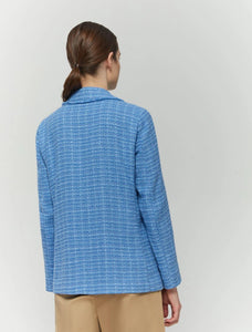 Blazer sfiancato, azzurro - iBlues
