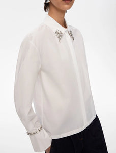 CAMICIA RICAMATA Bianco - iBLUES