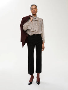 Blusa in crêpe, panna - iBlues