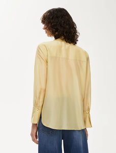 Camicia in misto seta, lime - iBlues