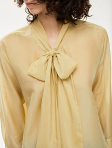 Camicia in misto seta, lime - iBlues