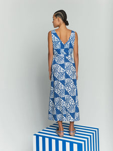 Abito stampato, blu - iBlues