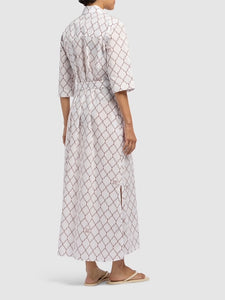Vestito lungo Daniel in popeline di cotone - Max Mara Beachwear