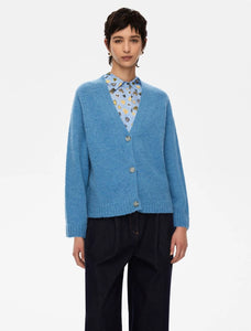 CARDIGAN MISTO ALPACA Turchese - iBLUES