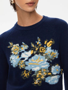 MAGLIA RICAMATA Blu - iBlues