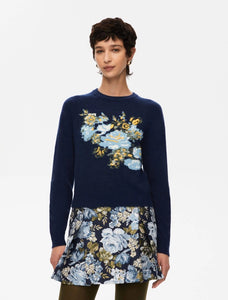 MAGLIA RICAMATA Blu - iBlues