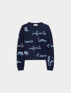 MAGLIA INTARSIATA Blu - iBLUES