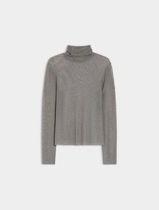 MAGLIA IN TULLE Grigio Perla - iBLUES