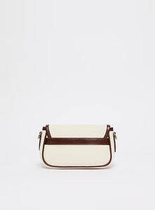 BORSA A TRACOLLA IN COTONE E PELLE - WEEKEND MAX MARA