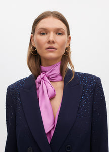 TAILLEUR IN MAGLIA CON DETTAGLIO STRASS SULLE SPALLE - LOLA CASADEMUND