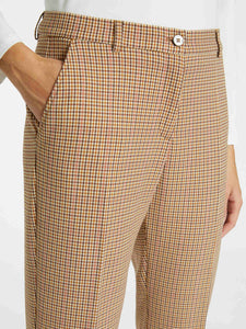 Pantaloni dritti checks - Elena Mirò