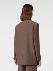 BLAZER OVER IN MISTO COTONE E PANTALONE PALAZZO IN COTONE TECNICO - WEEKEND MAX MARA
