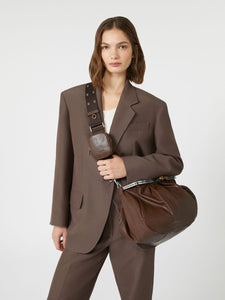 BLAZER OVER IN MISTO COTONE E PANTALONE PALAZZO IN COTONE TECNICO - WEEKEND MAX MARA
