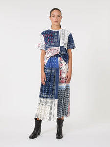 GONNA IN TWILL STAMPATO - WEEKEND MAX MARA