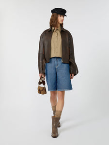 CAMICIA BOXY IN COTONE PESANTE - WEEKEND MAX MARA