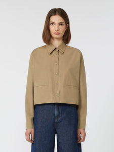 CAMICIA BOXY IN COTONE PESANTE - WEEKEND MAX MARA