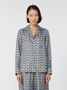 CAMICIA PIGIAMA E PANTALONE AMPIO IN SETA STAMPATA - WEEKEND MAX MARA