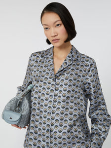 CAMICIA PIGIAMA E PANTALONE AMPIO IN SETA STAMPATA - WEEKEND MAX MARA
