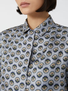 CAMICIA PIGIAMA E PANTALONE AMPIO IN SETA STAMPATA - WEEKEND MAX MARA