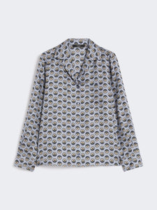 CAMICIA PIGIAMA E PANTALONE AMPIO IN SETA STAMPATA - WEEKEND MAX MARA
