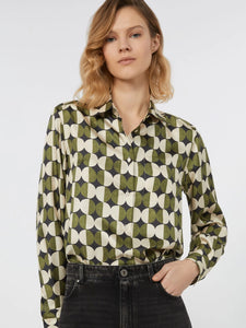 CAMICIA IN TWILL STAMPATO - WEEKEND MAX MARA