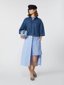 CAMICIA CROP IN DENIM - WEEKEND MAX MARA