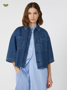 CAMICIA CROP IN DENIM - WEEKEND MAX MARA