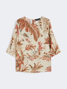 Completo in twill di seta stampata - WEEKEND MAX MARA