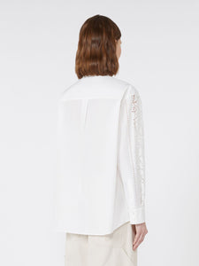 CAMICIA MORBIDA IN POPELINE RICAMATO - WEEKEND MAX MARA