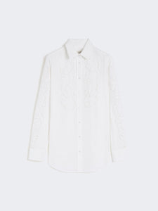CAMICIA MORBIDA IN POPELINE RICAMATO - WEEKEND MAX MARA