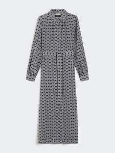 ABITO A CAMICIA IN SETA STAMPATA - WEEKEND MAX MARA