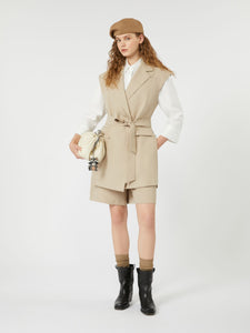 BLAZER SMANICATO IN COTONE CRÊPE - WEEKEND MAX MARA
