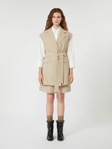 BLAZER SMANICATO IN COTONE CRÊPE - WEEKEND MAX MARA