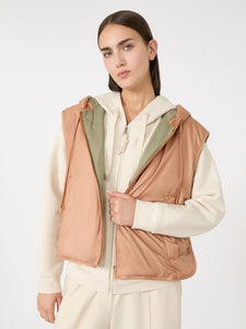 GILET REVERSIBILE IN TELA ANTIGOCCIA - WEEKEND MAX MARA