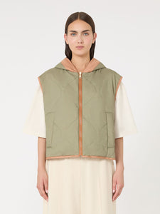 GILET REVERSIBILE IN TELA ANTIGOCCIA - WEEKEND MAX MARA