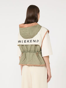 GILET REVERSIBILE IN TELA ANTIGOCCIA - WEEKEND MAX MARA