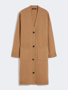 CARDIGAN LUNGO IN FILATO DI LANA - WEEKEND MAX MARA
