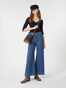 23SS新作【MAXMARA】Maglia in filato di viscosa Maglia in filato di viscosa, cioccolato | Weekend Max Mara