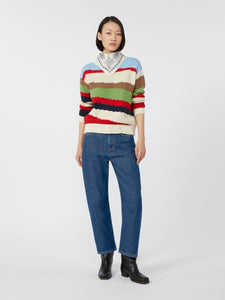 MAGLIA INTARSIATA IN COTONE - WEEKEND MAX MARA