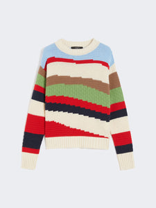 MAGLIA INTARSIATA IN COTONE - WEEKEND MAX MARA