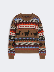 MAGLIA IN JACQUARD DI ALPACA E LANA - WEEKEND MAX MARA