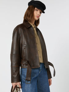 GIACCA BIKER IN NAPPA - WEEKEND MAX MARA