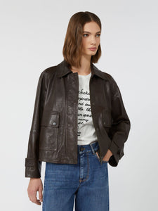 GIACCA A CAMICIA IN NAPPA - WEEKEND MAX MARA